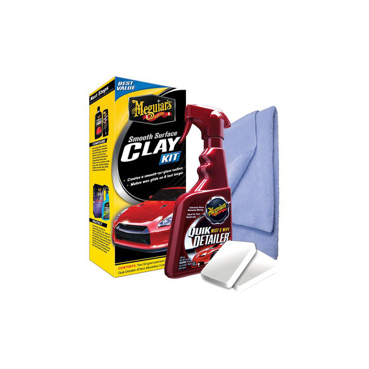 Meguiars Smooth Surface Clay Kit G1120 - Premium Car Care